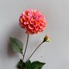 Artificial Moisturizing 2Head Dahlia Real Touch Flowers Bridal Bouquet Wedding Decoration Party Floral Home Decor Dahlia