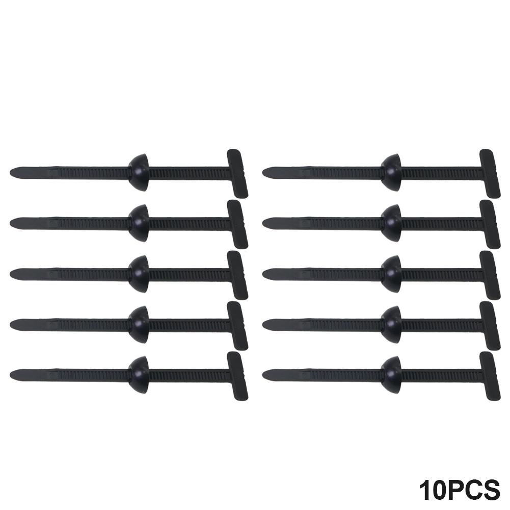 10-30PCS Nylon Cable Tie Buckle Auto Fastener Screw Replacement Clip Car Fender Trunk Engine Guard Panel Wire Management Secure