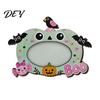Thanksgiving Home Decor Halloween Wooden Photo Frame, Pumpkin Ghost Cat Cutout Picture Frame Holder, Double-sided Holiday Tabletop for Party Seasonal