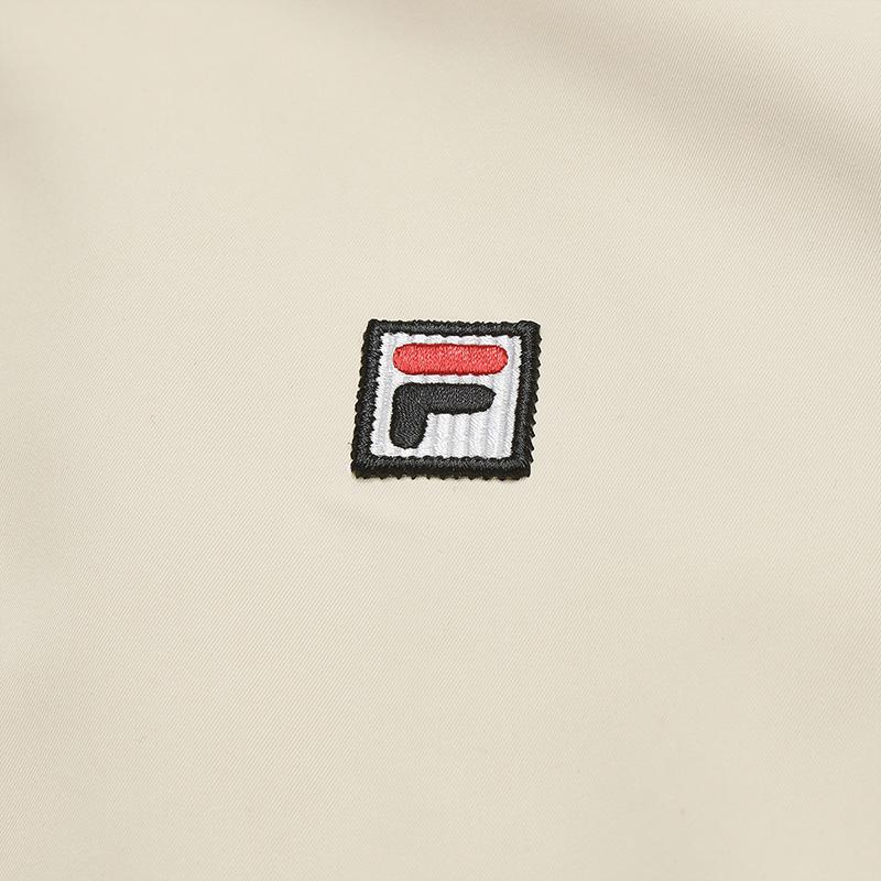 Fila Tennis Fashion Minimalist Classic Retro Sports Casual Comfortable Warm Loose Short Cotton Jacket Women jackets Apricot A11W613904FBG