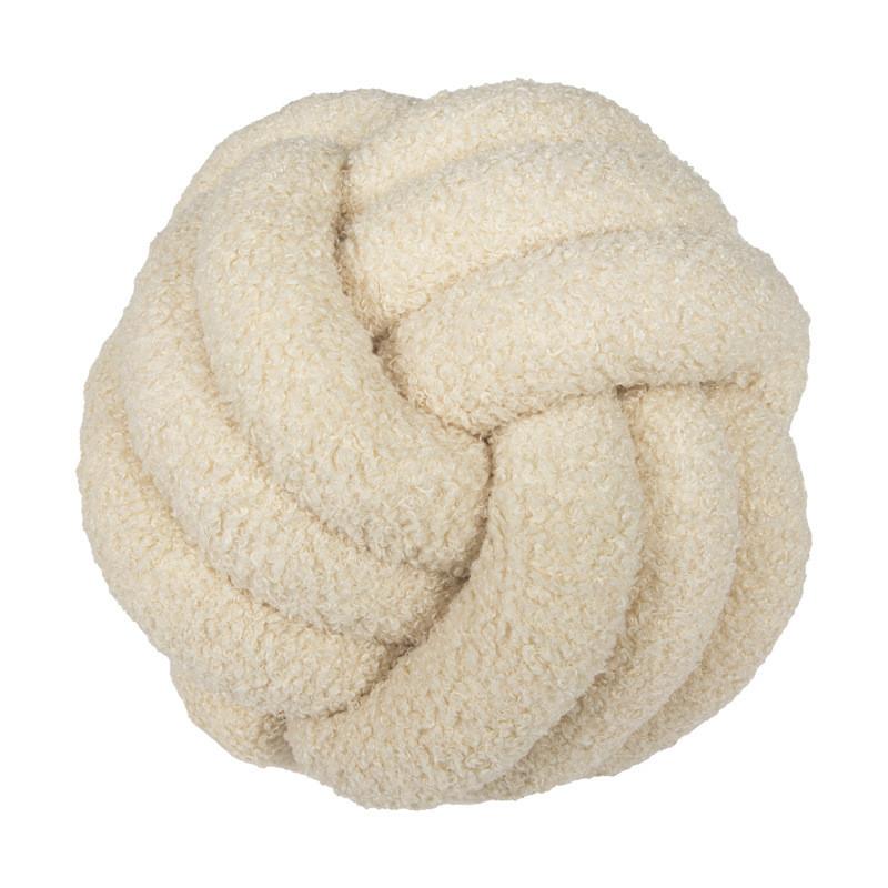 Modern Minimalist Knit Throw Pillow With Lamb Wool Cover For Home Decor And Couch Comfort