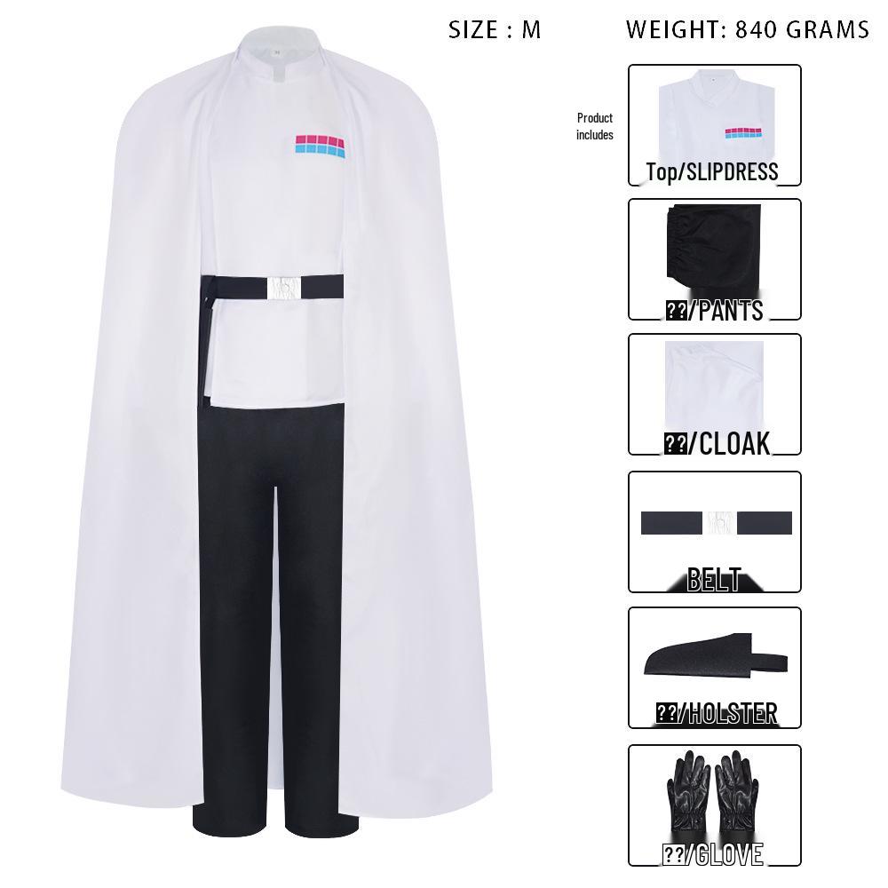 

Мужской костюм для косплея офицера Империи из «Звездных войн» - Черный мундирный костюм XL