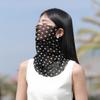 Ghette per il collo in rete di nylon: Maschera Facciale e Scaldacollo Leggeri e Versatili con Elastici per le Orecchie