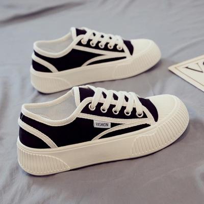 Scarpe di Tela da Donna Primavera/Estate 2024: Versatile, Basso, Bianco, Traspirante, Popolare tra gli studenti.