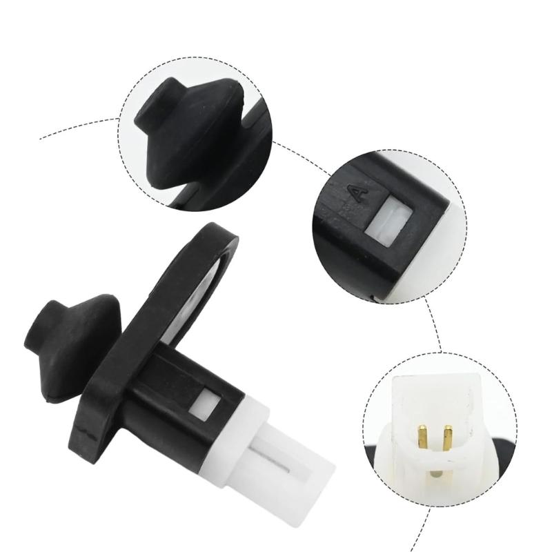 Door Contact Plunger Switches 93560-3L000, Black White Plastic Housing Component, for Vehicle 2010-2015 Interior Lamp Service and Shelf Stock