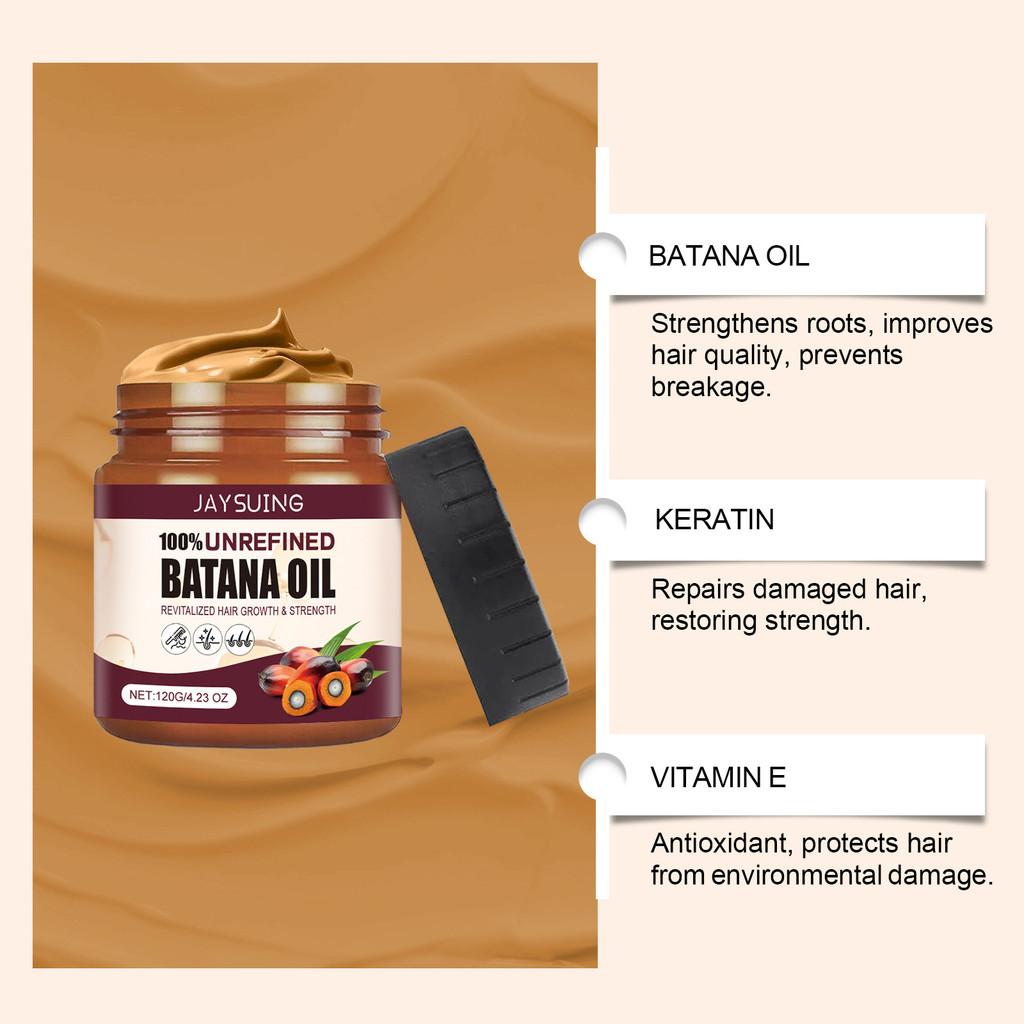 Jaysuing Batana Oil Hair Conditioner Nourishing Moisturizing Repairing Strengthening Shine 120g