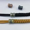 DIY Jewelry Accessories Retro Sculpture Bead Charms Brass Paracord Bead  EDC Outdoor Tool