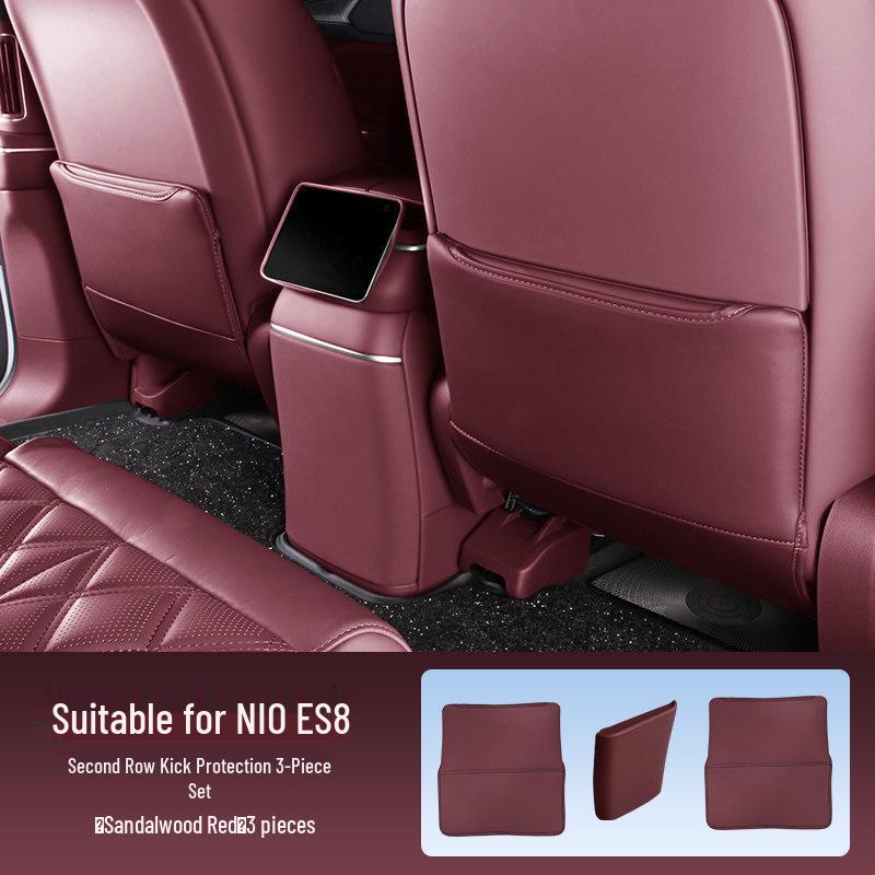 NIO ES8 Seat Kick Mats: Protective Covers for Rear Seat Footrests, Compatible with 26 Models
