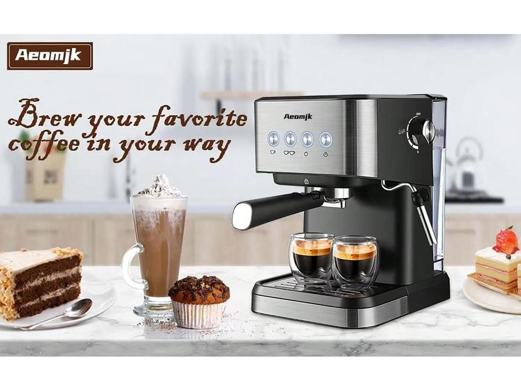Aeomjk CM3010 Halbautomatische Hochdruck-Kaffeemaschine