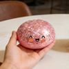 Bun Squeeze Toy Cute Bun Stress Reliever Realistic Simulated Bun Shape Toy with Cute Expressions Sensory Fidget Toy