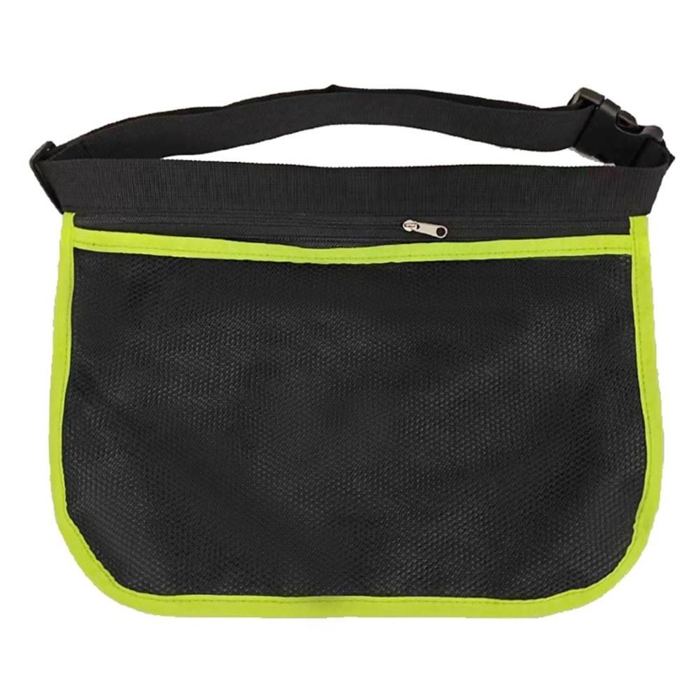Adjustable Band Tennis Ball Holder Bag Mesh Material Mesh Ball Fanny Pack  Outdoor Activities