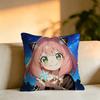 Hot Anime Character AAnya Forger Pillow Case Square DoubleSided Sofa Cushion Cover Bedroom Bedside Pillow