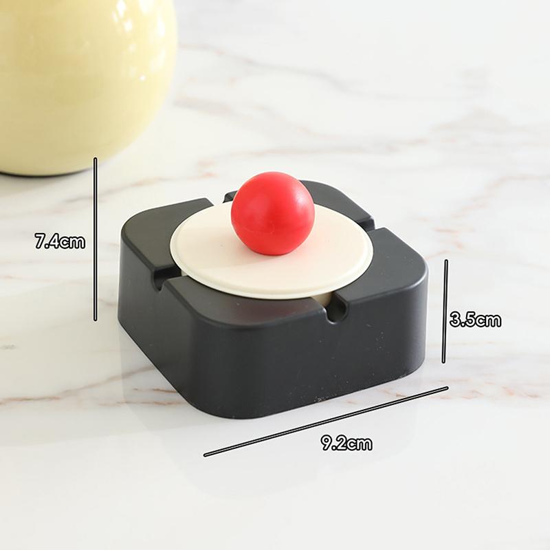 Creative Ashtray Plastic Home Internet Cafe Office Ashtray Enlarged With Lid Anti-Fly Ash Ashtray Ornaments