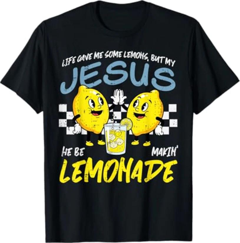 Life Gave Me Lemons Jesus Lemonade Christian T-Shirt XL