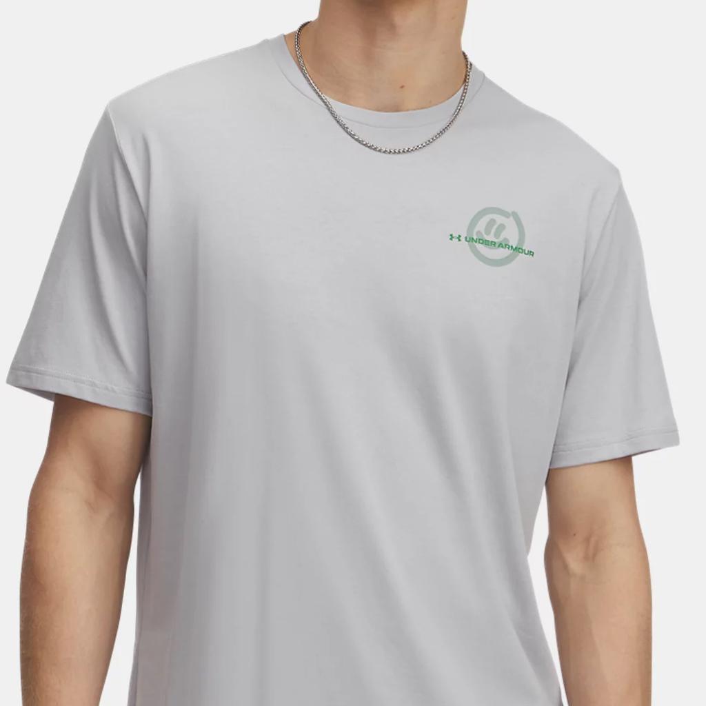 Under Armour Goodsport Comfortable Fashionable Trendy Solid Color Simple Short Sleeve T-Shirt Men Tops Light-Gray 1390169-011