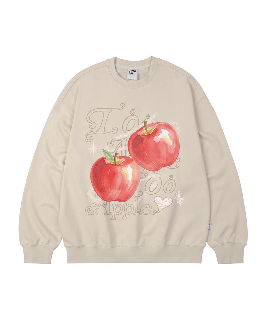 WILDROCK Too Apple Oversized Sweatshirt_9 Col (A Type)