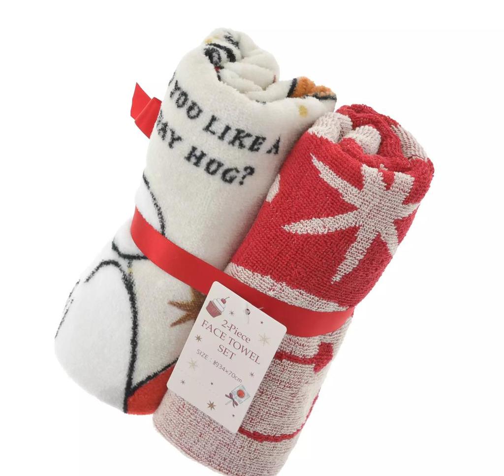 Disney Baymax & Mochi Face Towel Set ( Holiday Gift ) Japan NEW Disney Store