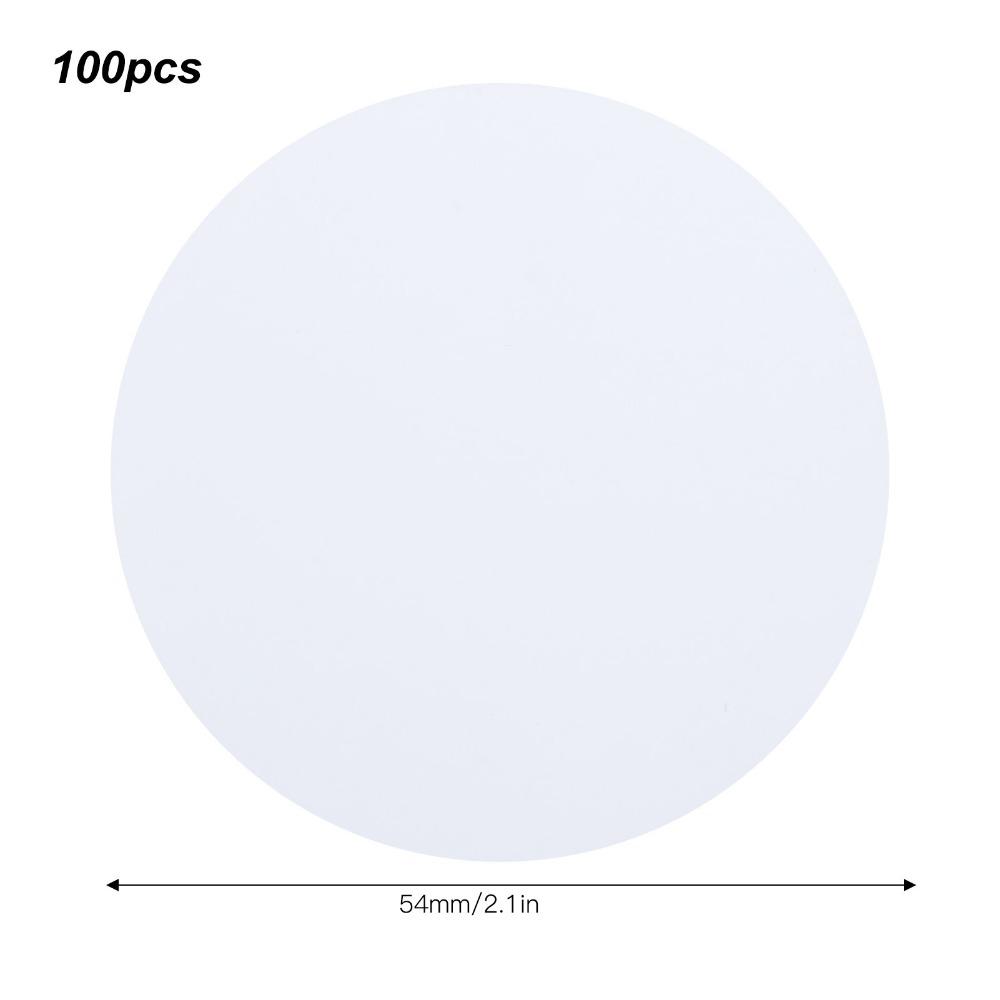 100pcs 44MM DIY Badge Papers White Button Badge Blank Paper Badge Making Paper  DIY Crafts