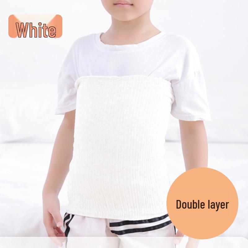 

Детский хлопковый протектор для живота, нагрудник, защищающий от пинков, и накладка на пупок L (2-6 Years, 85x35cm)