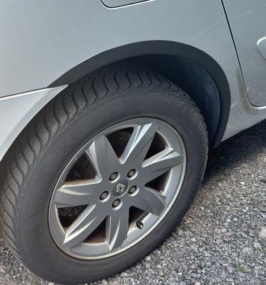 Revestimentos de arco (4 peças, preto) para Renault Espace 2002-2014