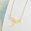 Lily Of The Valley Necklace Women'S Light Luxury Natural Premium Versatile Micro-Inlaid Flower Pendant Delicate Clavicle Chain