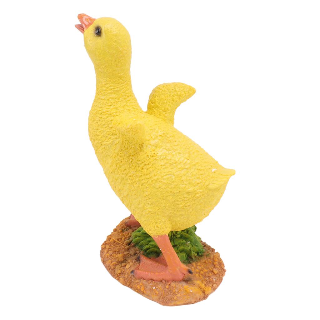 Harz Entenküken Statue Ornament Kleine Entenfigur Handwerk für Desktop Outdoor Gartendekoration