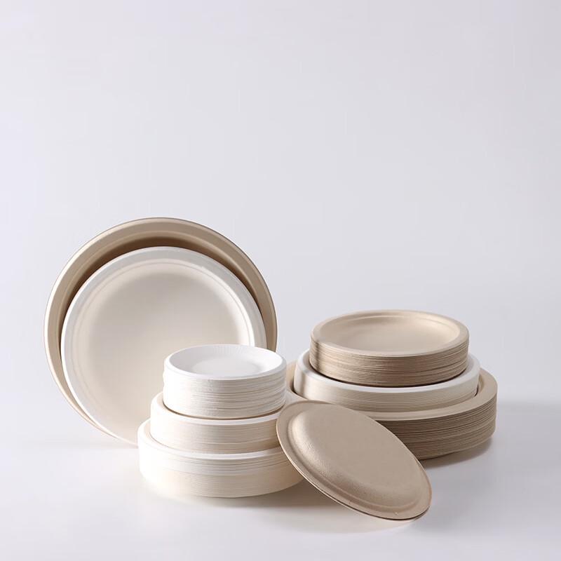 Degradable Thickened Disposable Paper Plates