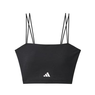 AP0356 Bra and Long Size L Women's Top, Sweat-Wicking, Quick-Drying, Antibacterial, Odor-Resistant, Camisole, Black,