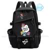 Anime JOJO Jonathan Joestar Golden Experience Daily Pack School Carrier with USB Port Laptop Compartment for Boys Girls Outing Bag