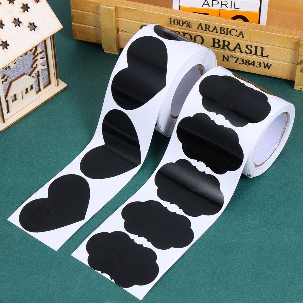120Pcs/Roll Removable Blackboard Stickers PVC Chalkboard Stickers Chalkboard Labels  Home & Kitchen