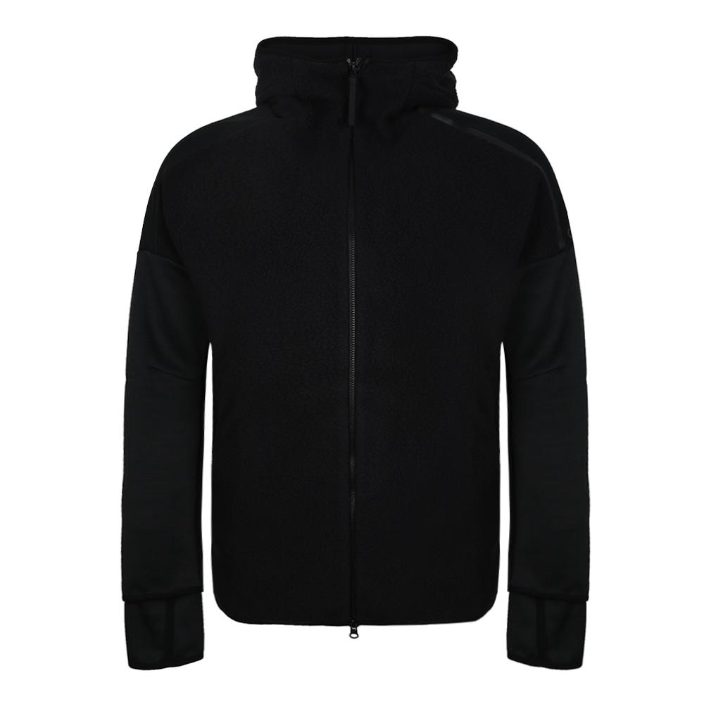 Adidas Zne Удобная Спортивная Толстовка на Молнии Куртка Мужские Куртки Черный DM7756 S