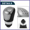 5 Speeds Manual Gear Shift Knob for Ford B-Max 12-20 Faux Leather Black