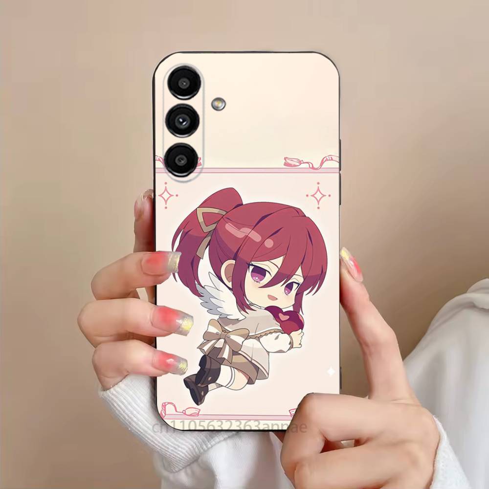Nozomi Madoka Customizable Phone Case For Samsung S25,24,23,22,21,S20,Ultra,Plus,FE Black Soft Cover