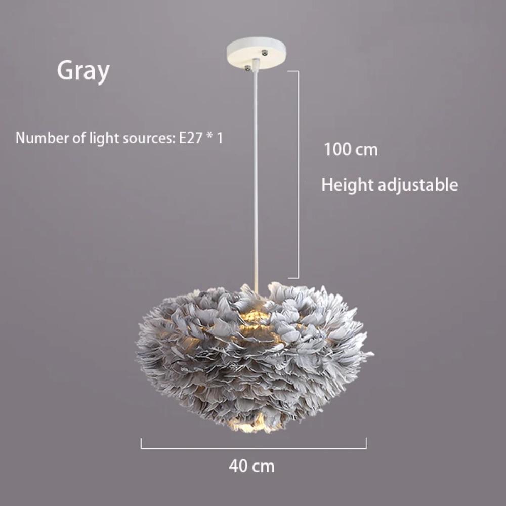 

Люстра з пір’я 1 шт. Сучасна велика люстра з гусячого пір’я для вітальні, спальні, пір’яна люстра. Магазин теплого та модного одягу 220V