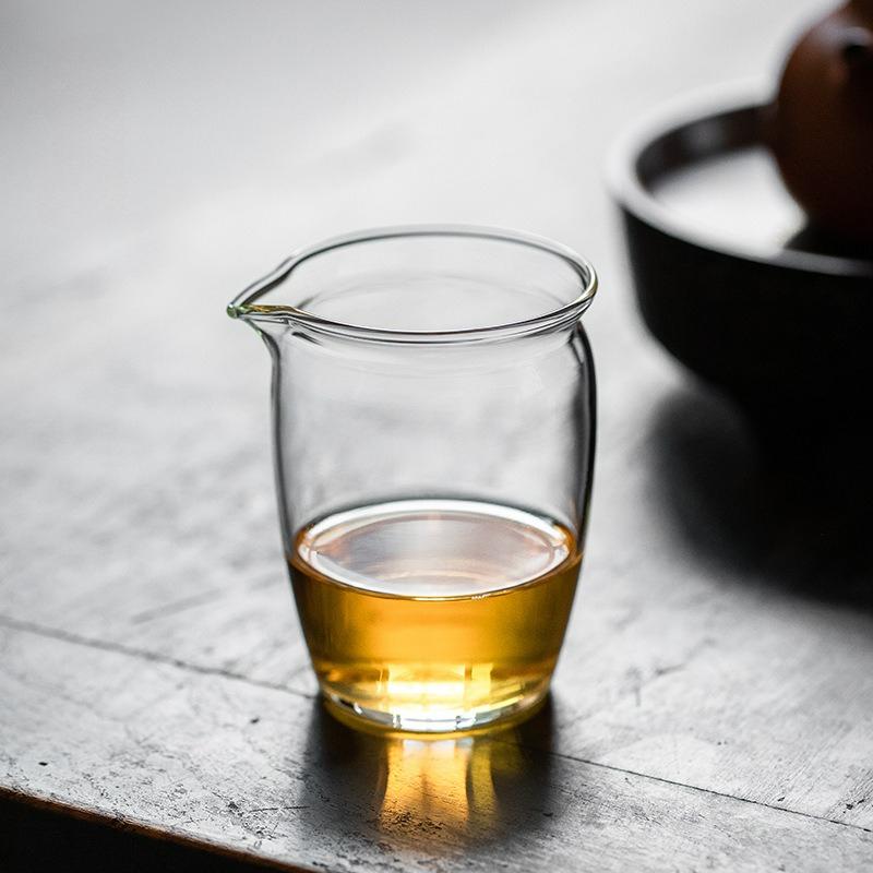Japanese Style Glass Tea Pitcher Fair Cup Kung Fu Tea Set Heat Resistant Justice Cup Household Tea Maker Divide TeaCups new