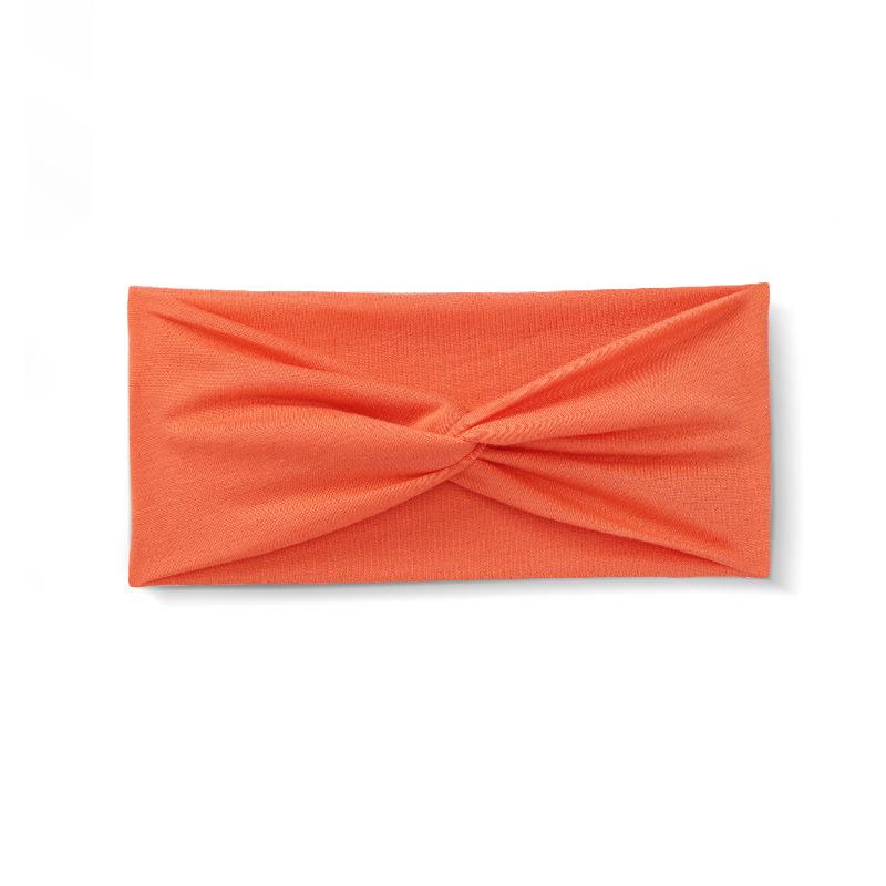 Yoga Sports Headband Elastic Non-slip Wide Headband Candy Color Headband Exercise Running Sweat-absorbent Women's Headband