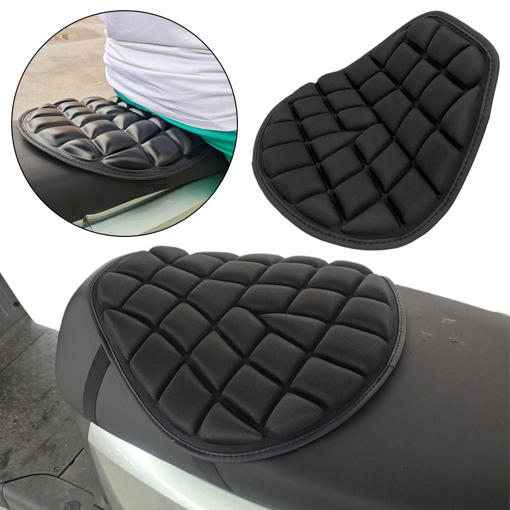Motorcycles Seat Cover Cushion Black EVA Foam Soft Comfortable Seat Cushion Universal For Motorbike Electric Bike Accessori O4M3