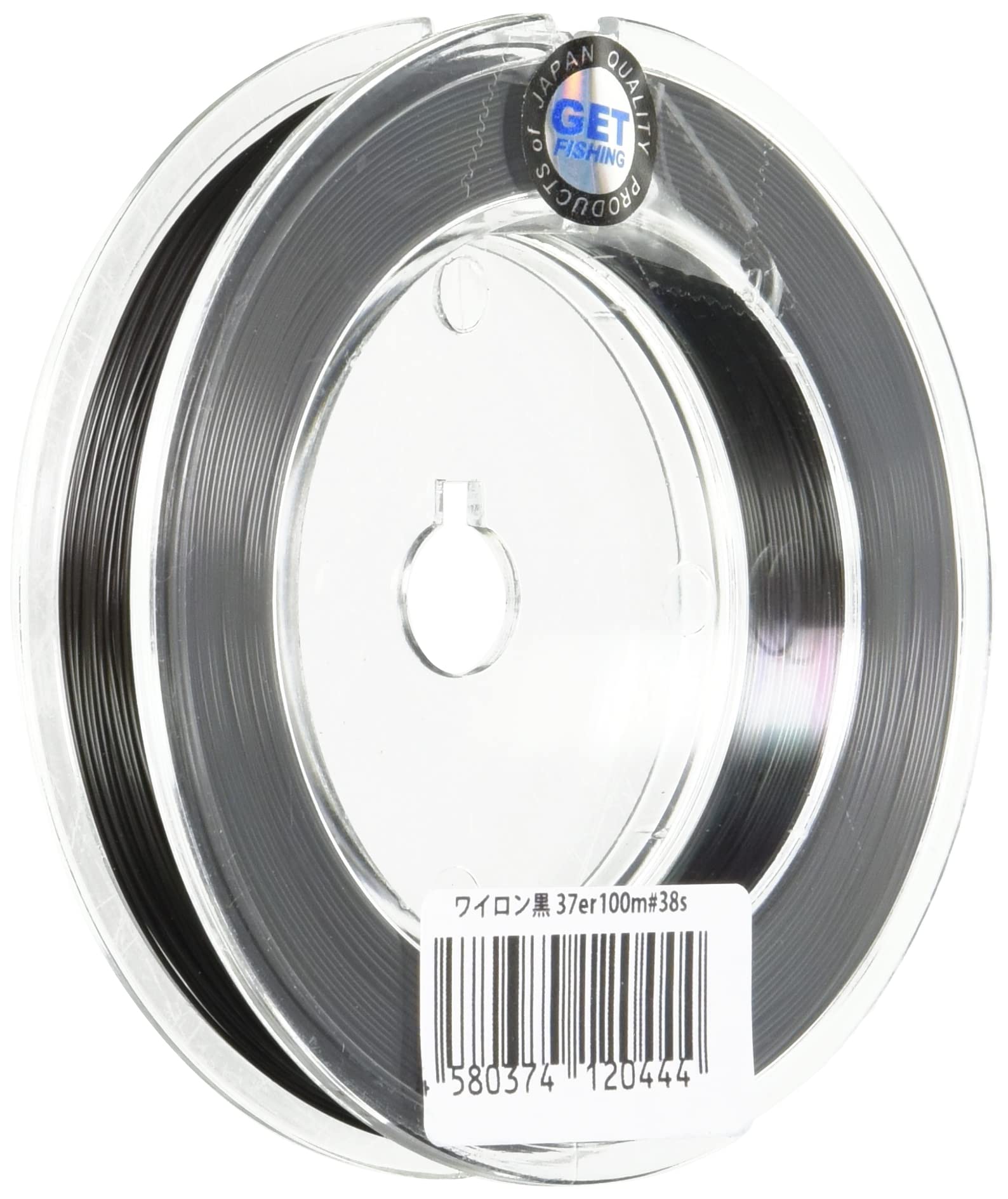 

TAIYO VENDORS Harris Taiyo Wylon Wire, 100m, #38s, 12-inch, 31kg, 37 Strands, Black