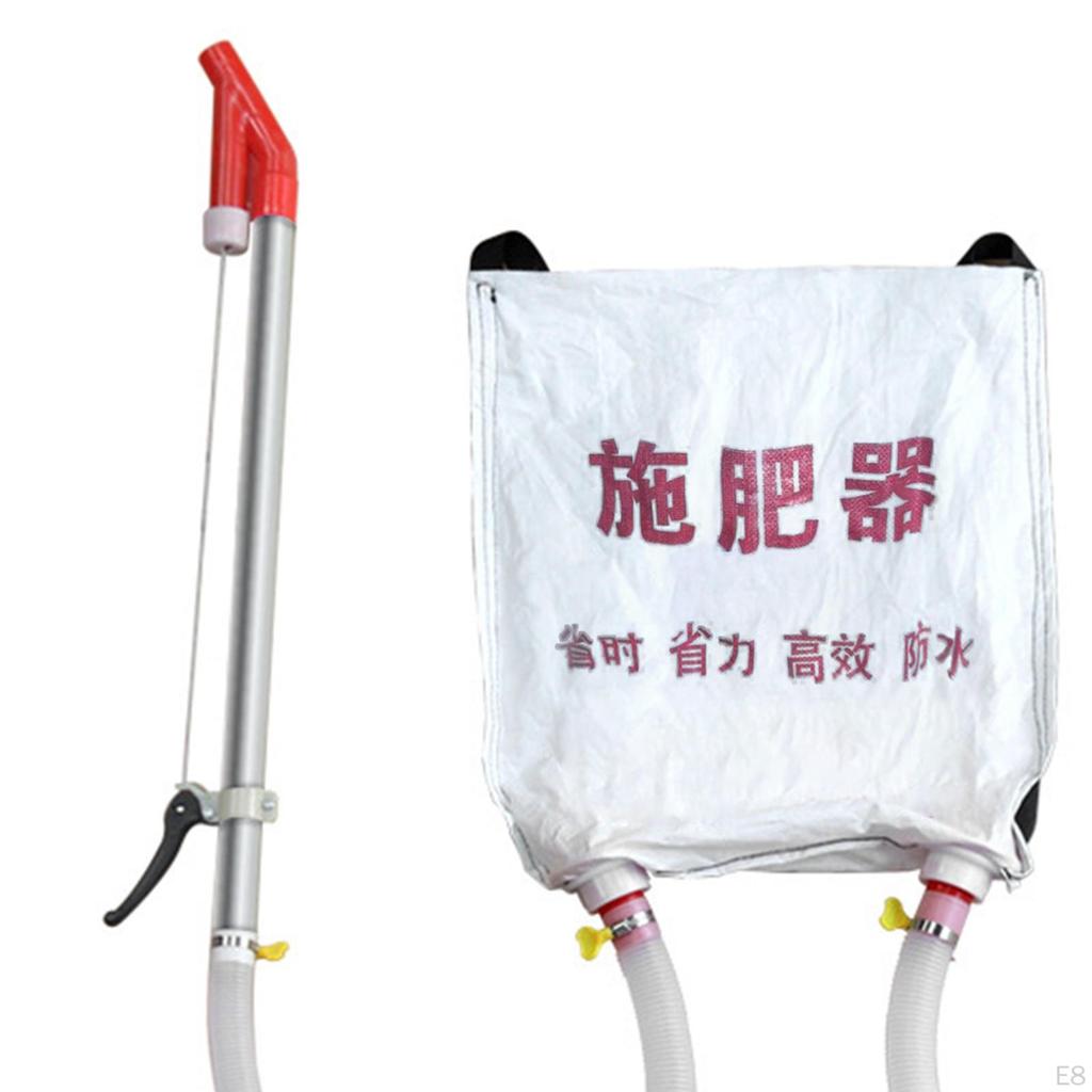 Back Carrying Woven Bag Manual Spreader 10 Kg Capacity for Agricultural Use Sturdy Multipurpose