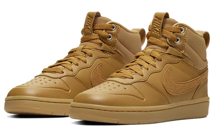 Nike Court Borough Mid 2 Boot Wheat GS BQ5440-700