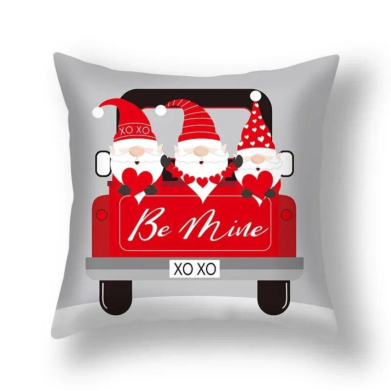 Love Sweet Cartoon Pillowcase Wedding Party Birthday Festival Decoration Sofa Office Seat Car Cushion Cover Home