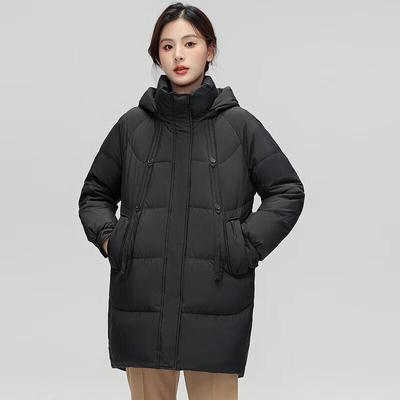 Xuezongfei Women's Hooded Short Down Jacket