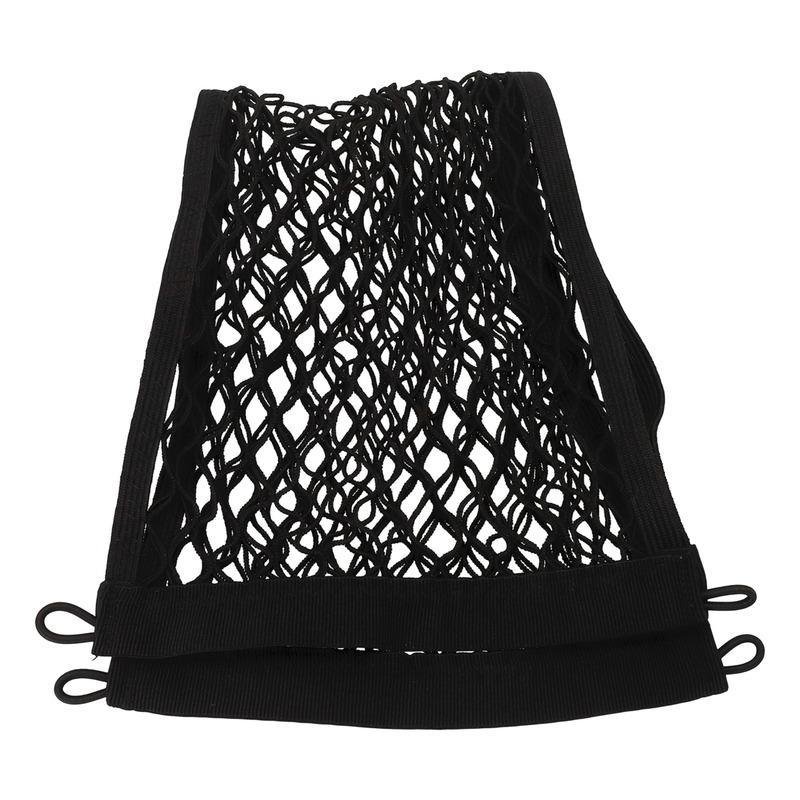 Pocket Storage Net Replacement 2pcs Accessories Black Boat Car Cargo Net Fittings Organizer With Screws 25*60CM