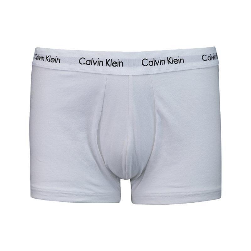 Calvin Klein Solid Logo Print Boxer Briefs 3-Pack Men Underwear White NU2664-100