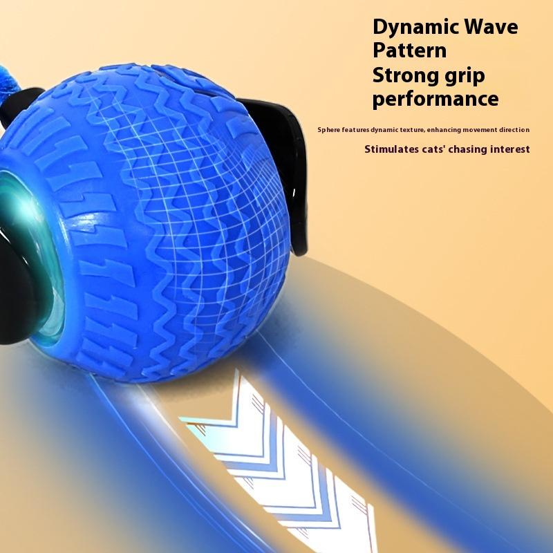 Electric cat toys, automatic cat car to relieve boredom, cat ball pets, toys, balls, cat sounds, automatic dodgeball