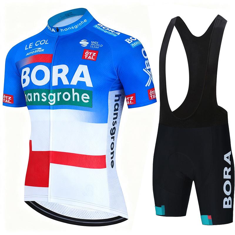 Cycling Jerseys UCI BORA Costume for Men's Bike Bicycle Blouse Set Mtb Clothing Mens Jersey Mountain Mallot Man Summer Clothes