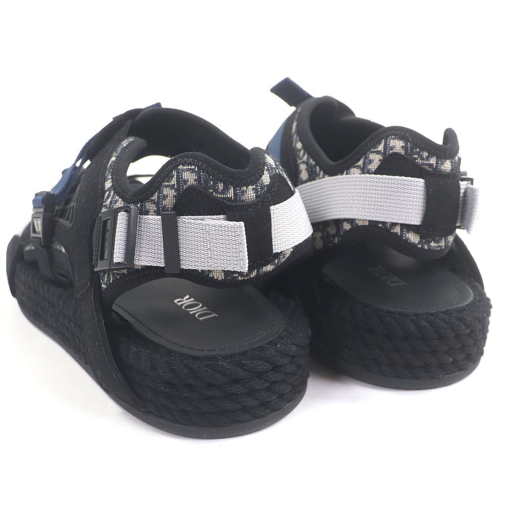 Vynikající DIOR Sandály Atlas Oblique Sportovní sandály černé pánské 44 Použité