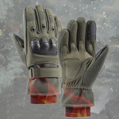 Winter Kältebeständige Motorradhandschuhe Vollfinger Militärhandschuh Rutschfester Outdoor Sporthandschuh Motocross Schutzhandschuh