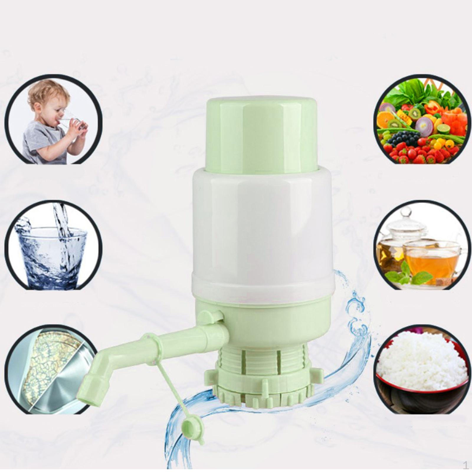 

Hand Pressure Drinking Fountain Pump Accessories Easily Install Portable Water Jug Dispenser for зелений