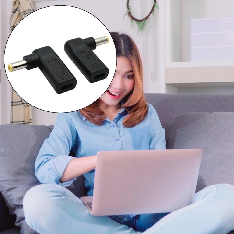 USB C auf DC5.5x2.5mm Adapter Kompatibel für A53V/A55V Laptop-Ladegerätanschlüsse 19v4.74A Ausgang PDEmulator löst aus